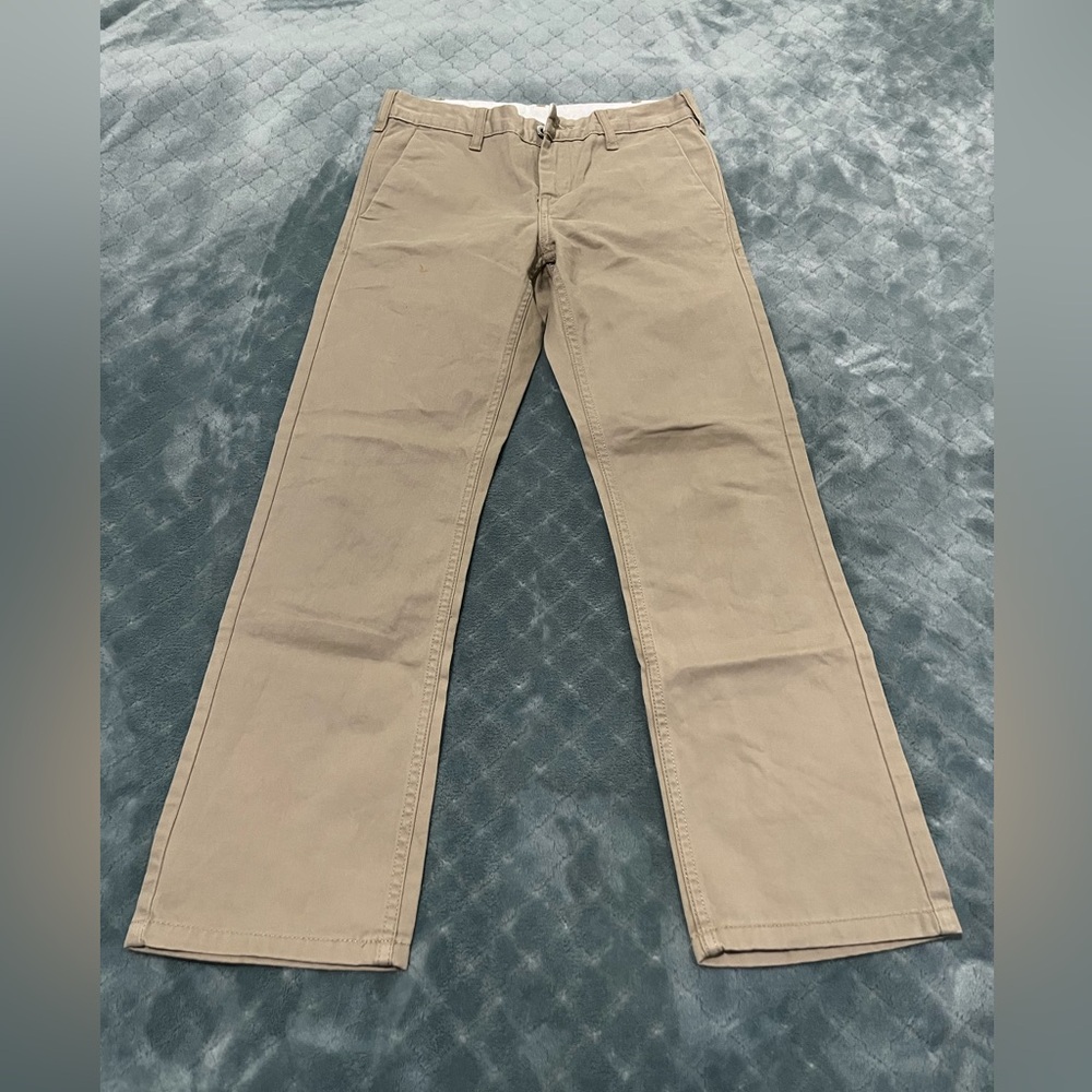 DC Shoes Mens Khaki Chino‎ Pants Size 25 Tan Skate Straight Leg Trousers
